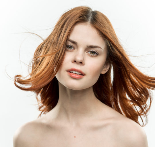 Subtle ombre hair on previously soft aumbre - brunett color