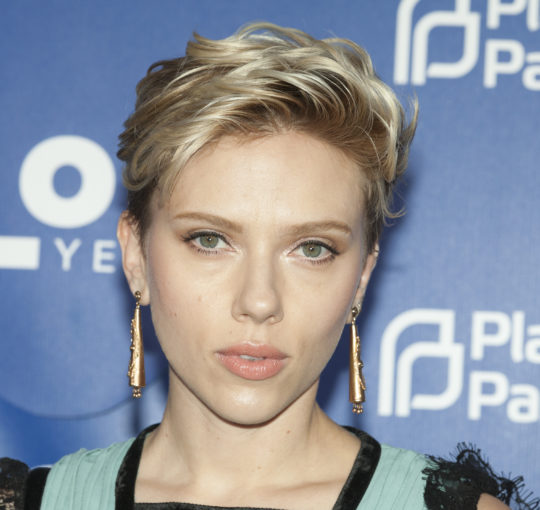 Short boy cut or  / pixie hair with sun kissed golden highlights.