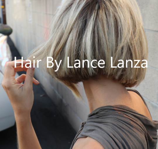 ash Blond Balayage on Client Bethany.  A Edgy Bob style